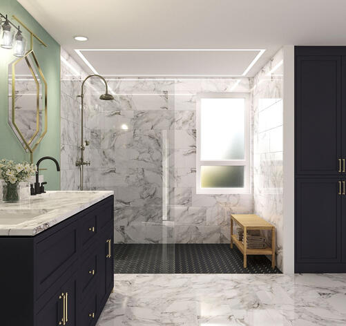 Bath Renovation Bath Renovation 3D interior renderings